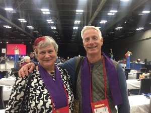 Rev. Rob Keim and Katy Dickinson, House of Deputies, General Convention, GC79 on 9 July 2018