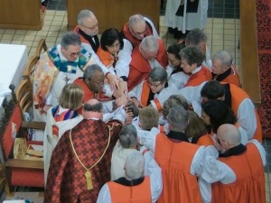 22 bishops at Consecration of Bishop Lucinda Ashby, 11 Jan 2020